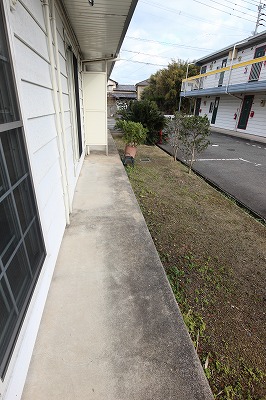 シーサイドヴィラ津屋崎Ⅱ 日当たり良好のバルコニーです。