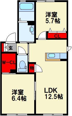 プレステージ楽市 A棟 間取り