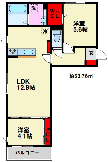 D-room三宅 間取り　※現状優先