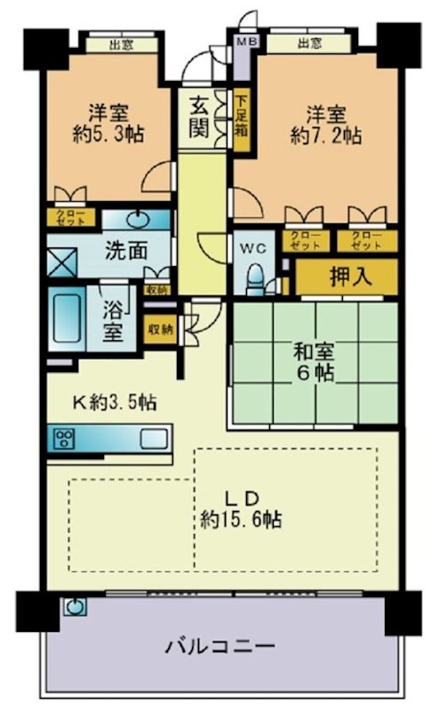 パークスタイルエクセオ 間取り