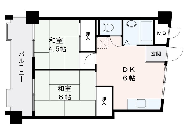 第二須玖ビル 間取り　※現状優先
