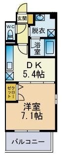 アドラブール七隈 間取り