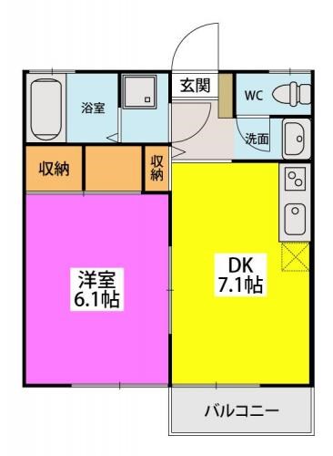 ウイング荒江 間取り