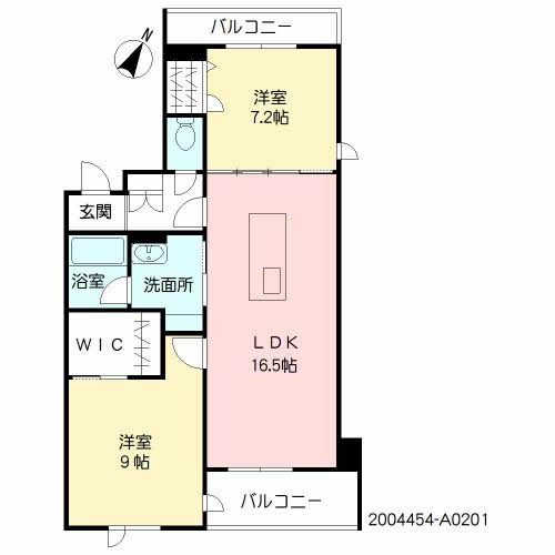 FORENA TERRACE 大橋 間取り