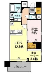 ウィスタリアレジデンス博多  間取り