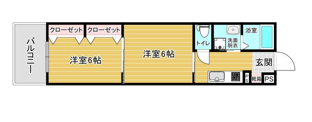 リファレンス箱崎 間取り