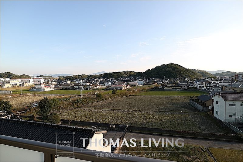 エストラーダ天道 日当たり良好です。長閑な景色。
