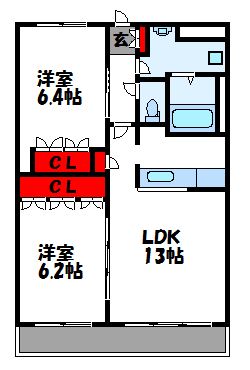 アルビレオ　A棟  間取