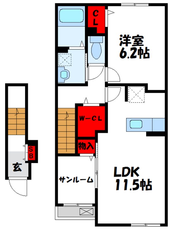 ソレイユ・ド・コリーヌ 間取り