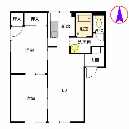 フォレスト松尾 間取図