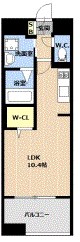 LIBTH天神東Ⅱ 間取り