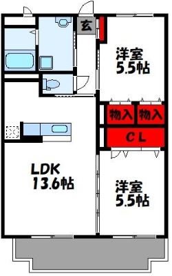 ユーミー桂川 間取り