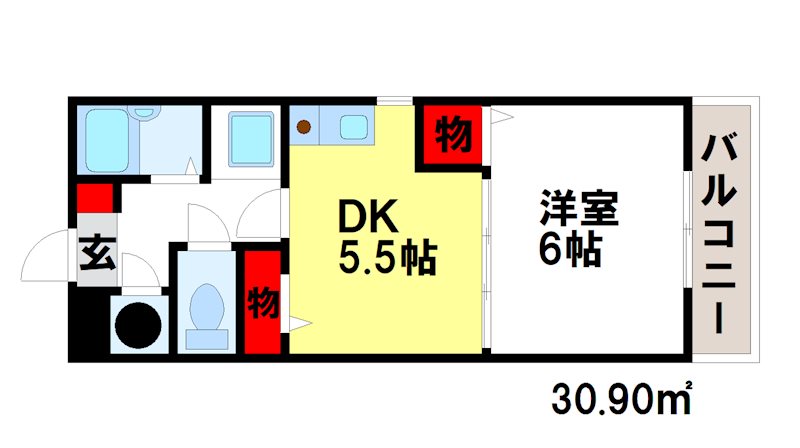 ジュネスシティ 間取り図