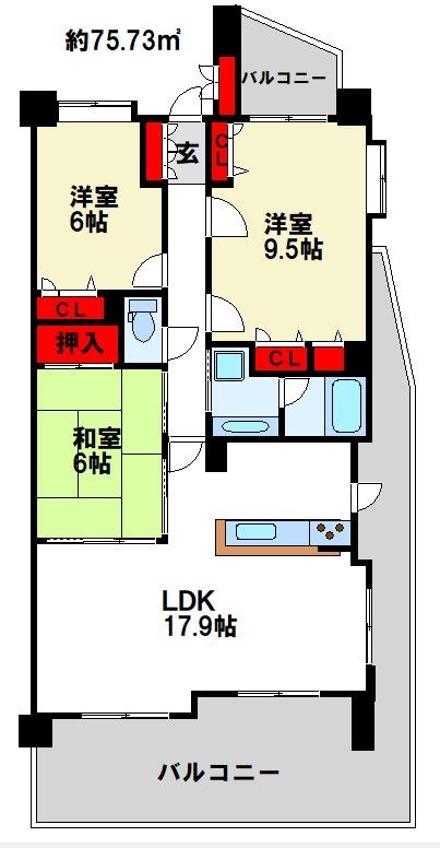 ファーネスト五条駅前 間取り