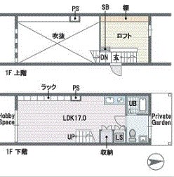 カクタスレジデンス 間取図