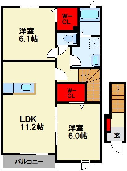 アーサーロード飯塚 間取り