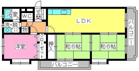 ジェントル藤崎 間取り