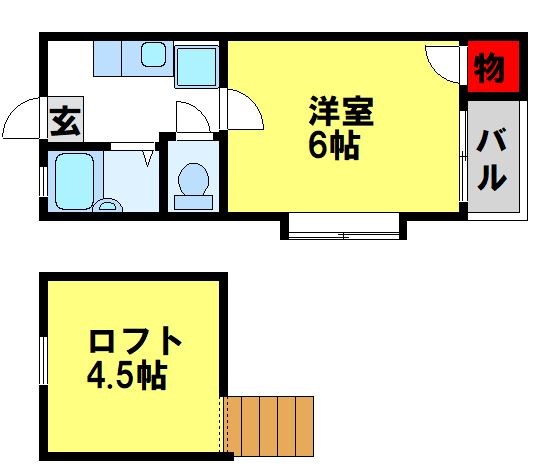 コーポサンクス 間取り