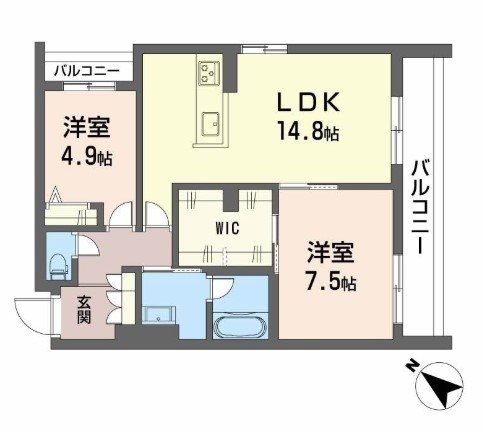 メゾンパルク清水 間取り
