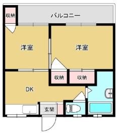 栄ビル県庁前 間取り