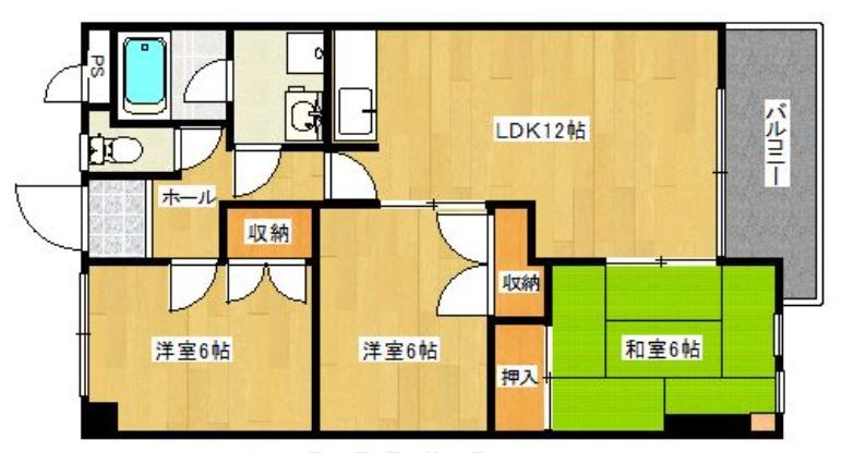 クローバービル壱番館 間取り