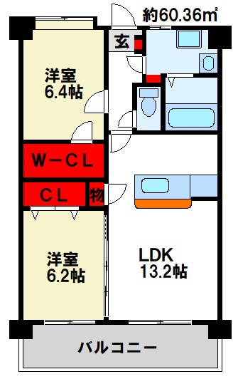 アドミラーブル 間取り