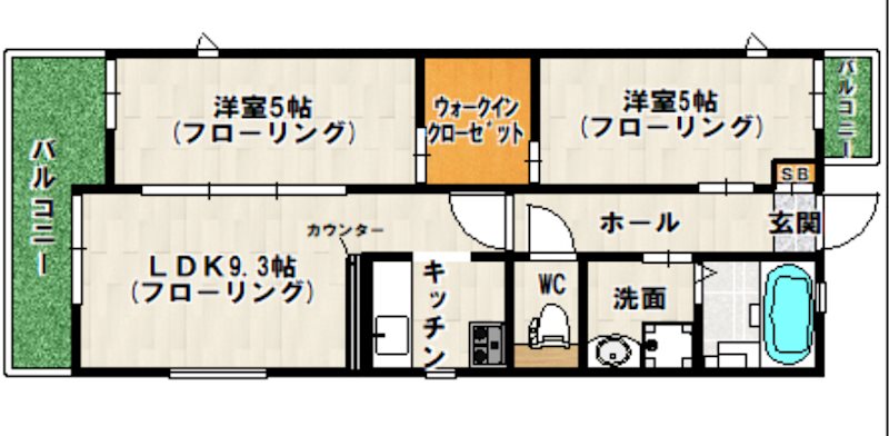 DreamStage千早Premier 間取り