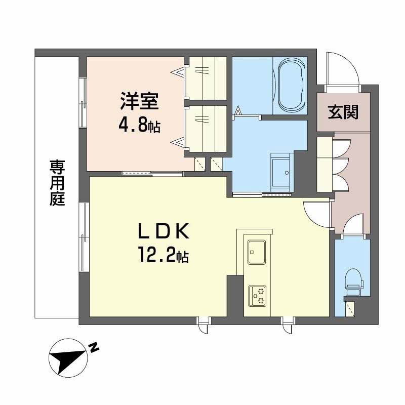 シャーメゾン六本松南 間取り