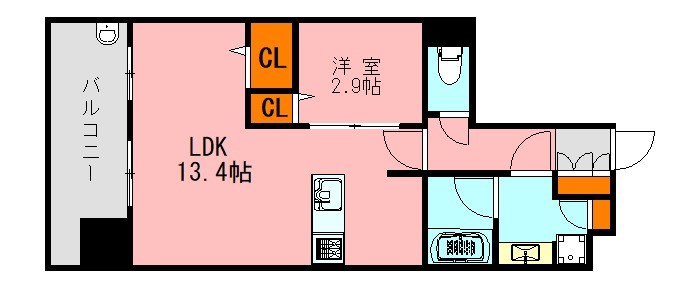デュ・レジア大濠 間取り