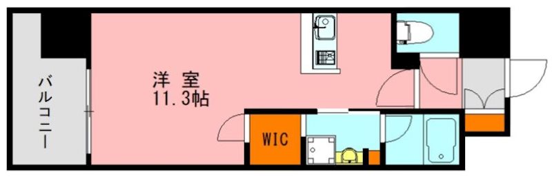 アソシアグロッツォ・クアトロ博多 間取図です