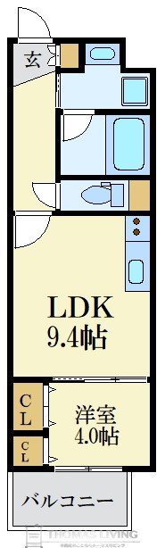 モンリーブル竹下駅前 間取り