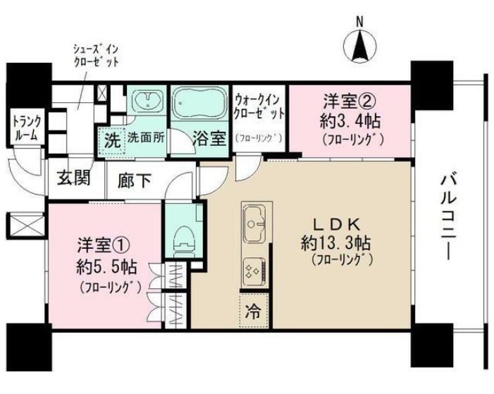 パークホームズ大濠公園フロント 間取り
