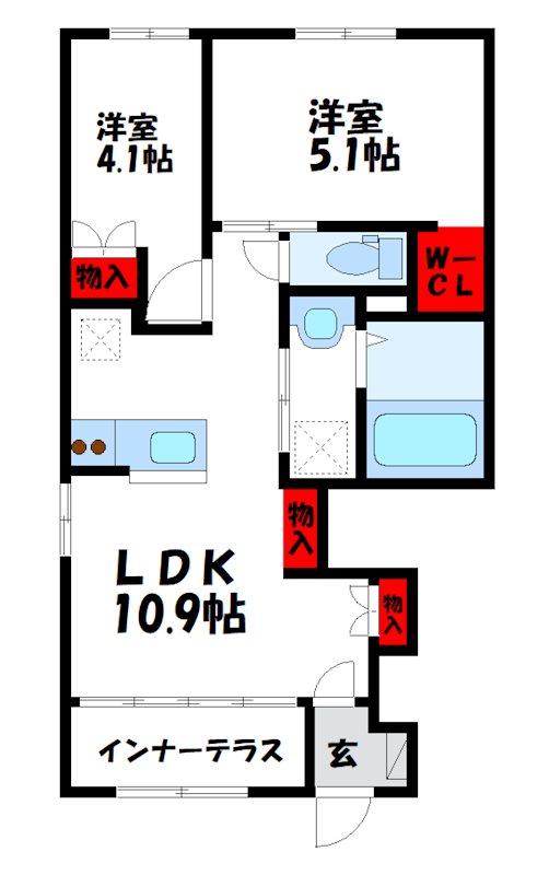 シャルマン宗像   間取り