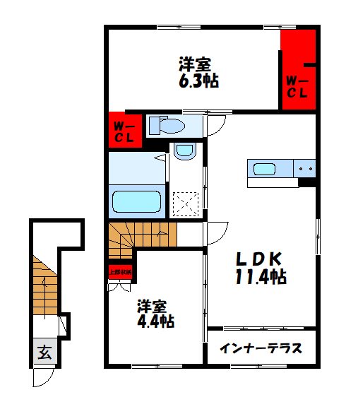 シャルマン宗像   間取り