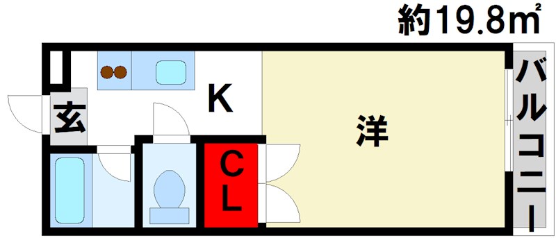 グラッツェ 間取り※上下反転タイプになります