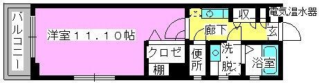 ヴァンクレール小嶋 間取図