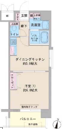 F・PARC博多駅南 間取り図です。