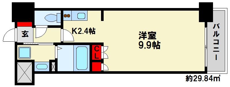 RJRプレシア南福岡 間取図
