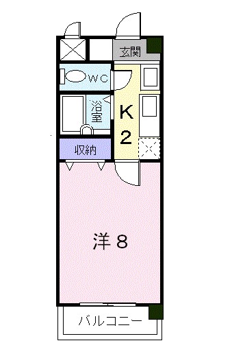 リーブラ都府楼壱番館 間取り