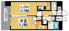 イルマーレ博多 間取り図