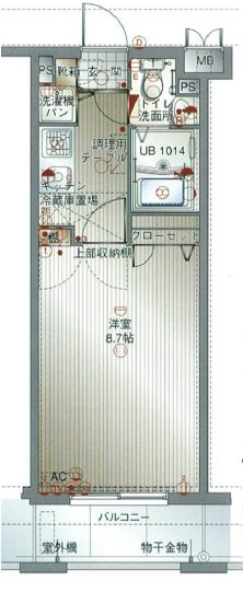 アクアシティ大手門 間取り