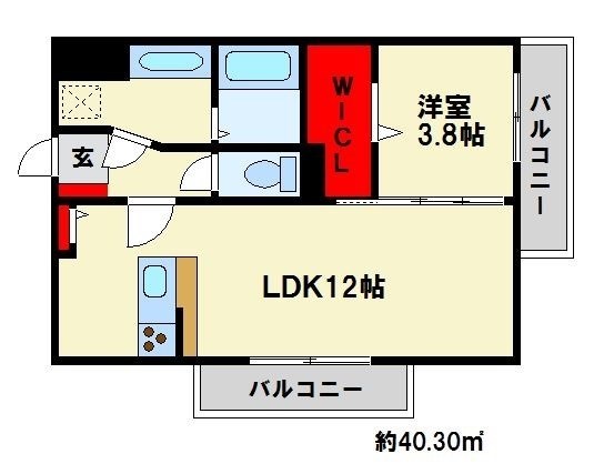 OMK東大利 間取り図