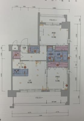 アルファシオサウスフォンテ 間取り