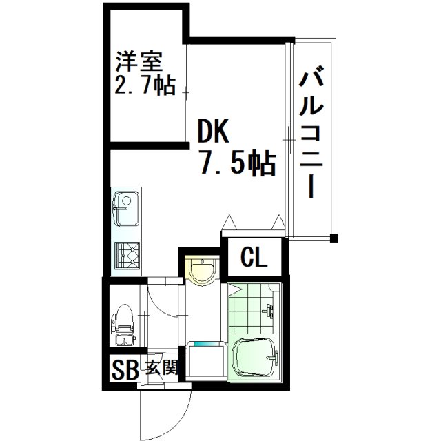 ウィルメゾン箱崎Ⅰ棟 間取り