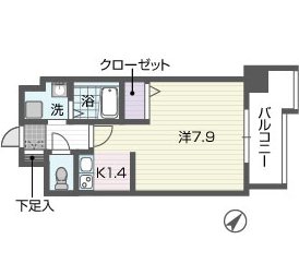 プレッソ天神 間取り