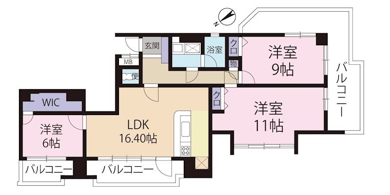 セラ藤崎 間取り