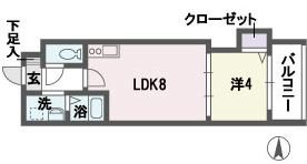 アミューゼ博多 間取り
