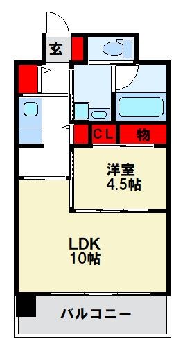 エンクレストベイ天神東 間取り