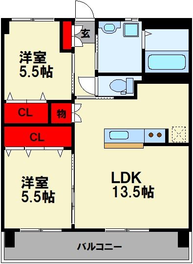 シベールnishida（シベールニシダ） 間取り