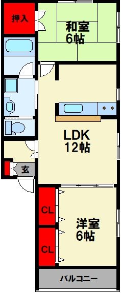 フレーレⅡ 間取り